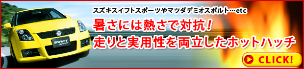 暑さには熱さで対抗！ホットハッチ