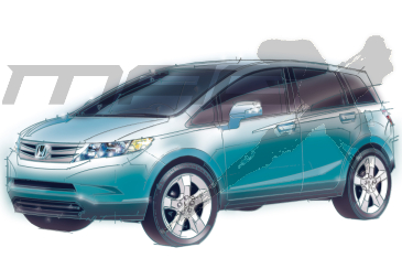 ホンダ 新型UV 予想イラスト｜ニューモデル速報