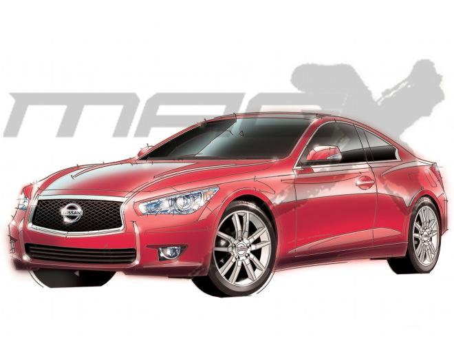 日産 スカイラインクーペ予想イラスト｜ニューモデル速報