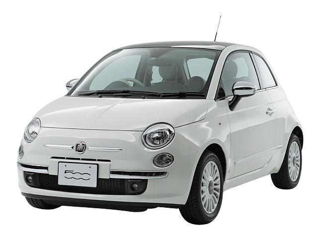 ▲こちらは2008年にデビューした500。可愛らしいフォルムやプレスライン、丸型ヘッドランプが印象的だ。平均車両価格は約151万円（2015年3月23日現在）