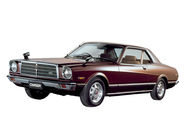 ▲1968年に登場したマークIIの兄弟車として1977年にデビューしたチェイサー。マークIIはラグジュアリーなイメージだったのに対し、チェイサーはスポーティな雰囲気を打ち出したモデルでした