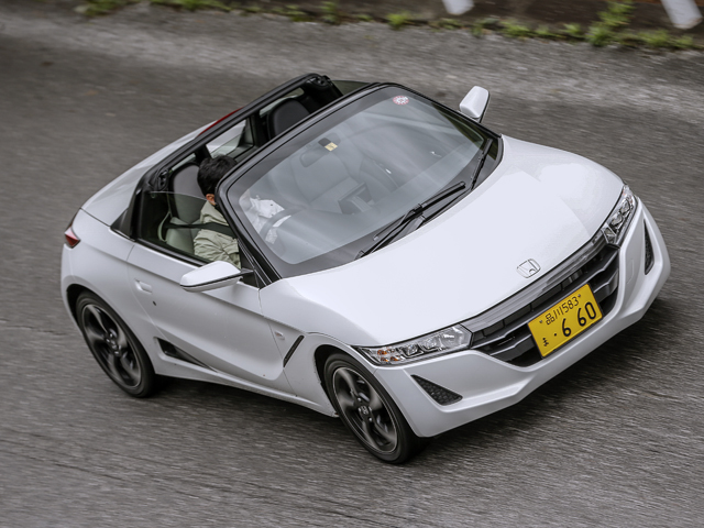▲2015年3月末に発売されたホンダ S660。いまだ話題となる同モデルを作り上げた椋本陵氏との会話からは、S660のヒットの理由が見えてくる。本稿では、それをお伝えしたい