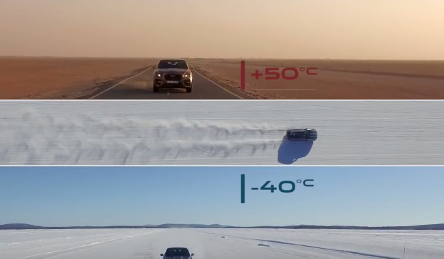 ▲ジャガーも新型SUV「F-PACE」を投入。テストは入念に行われているようです