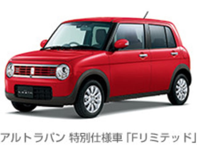 ▲アルト ラパン特別仕様車「Fリミテッド」