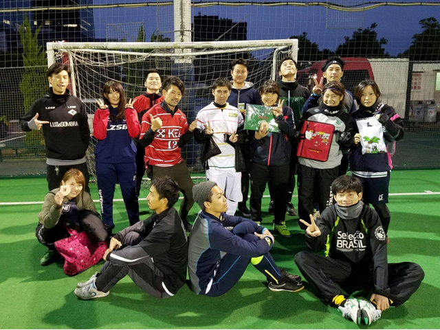 ▲面倒見のよいアニキ肌なので、試合などの遠出するときにはチームメイトを乗せていくことも多い