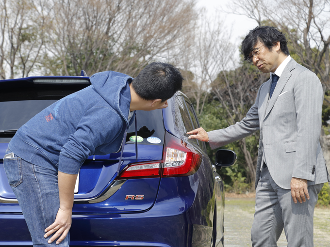▲現在アメリカで大人気のシビックはジェイドのテールランプとショルダーラインが似ている。このことから、ジェイドはホンダが先を見据えて提案してきたデザインだったのかなと思う。このサイズでしっかりとした雰囲気を醸し出すのは結構難しかったはずだ