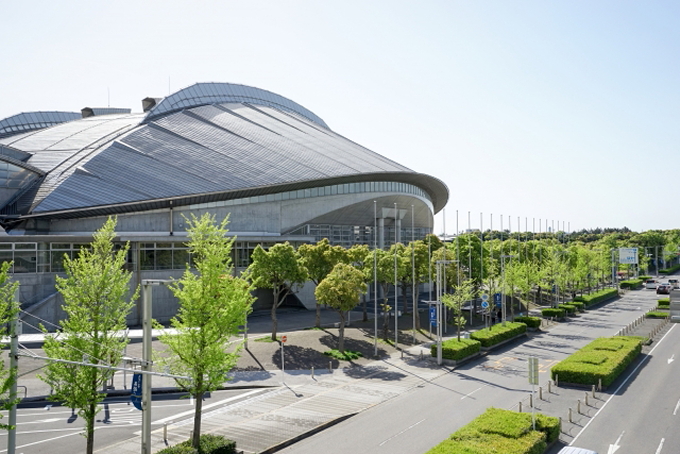 ▲幕張メッセって、もう開業から30年も経つんだね！