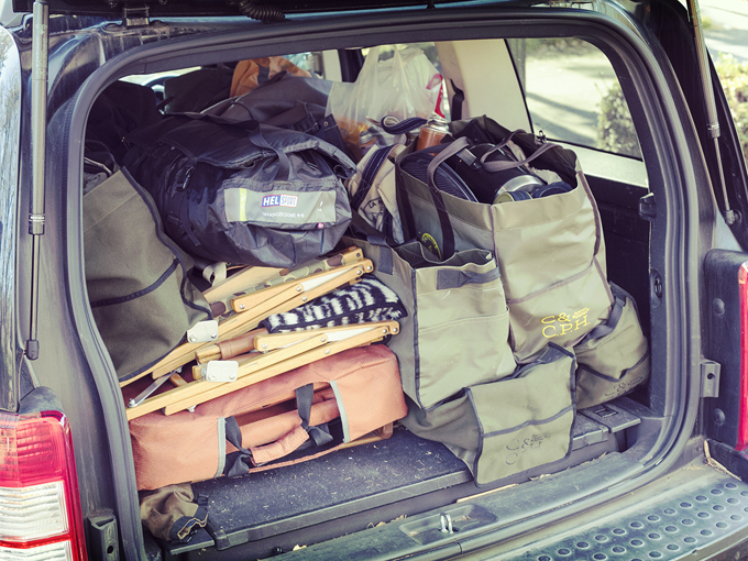 ▲開口部の傾斜が小さいので、荷物を積み上げてもリアゲートに干渉しない