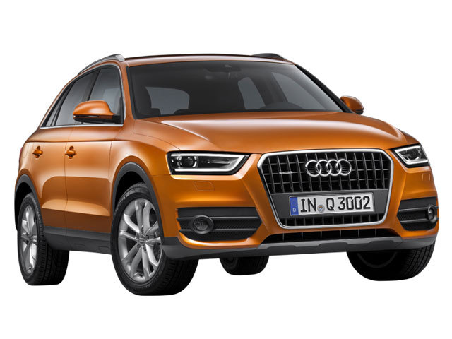 ▲Q3の前期モデル。2012年5月～2015年4月まで生産されていました。現行のモデルよりもマイルドな顔立ちになっています