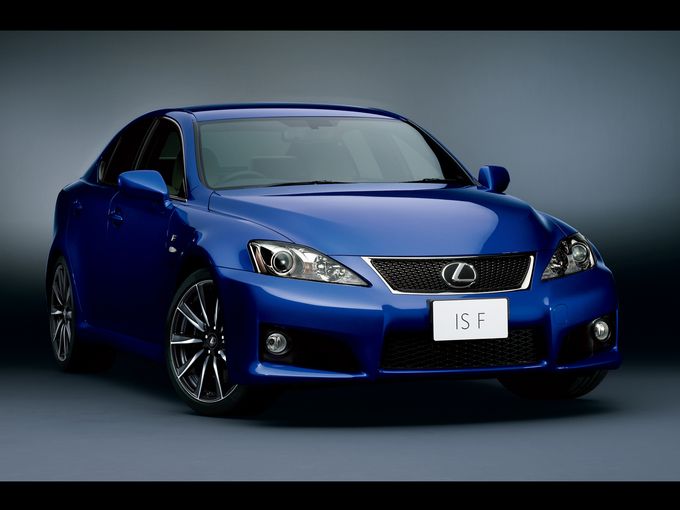 ▲初代レクサス ISをベースに作られたV8搭載モデル、レクサス IS F