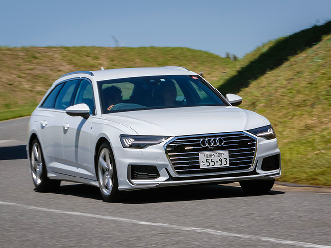 ▲今回試乗したのは、2019年3月に発表された新型のアウディ A6アバント/セダン。自動車テクノロジーライターの松本英雄氏による公道試乗の模様をレポートする