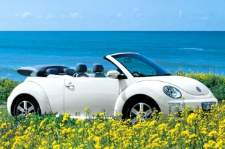 VW ニュービートルカブリオレ フロント｜おいしい中古車